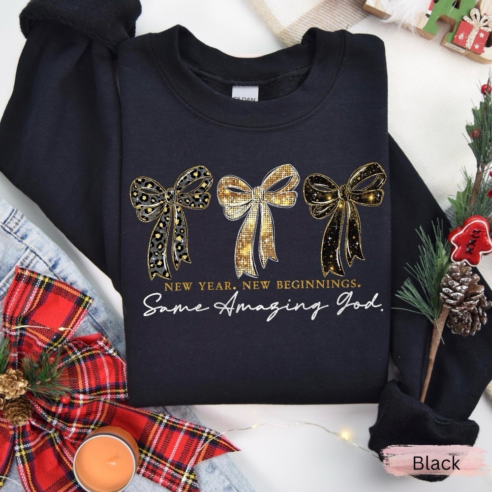 New Year- Same God Sweater-
